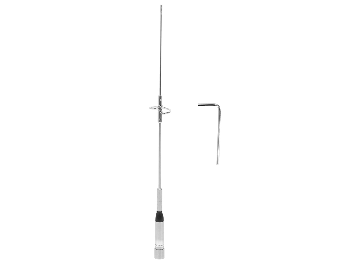 Aetheria antena Nl 770s Aço Inoxidável Vhf Uhf 144/430mhz para Rádio de Carro Sturdy
