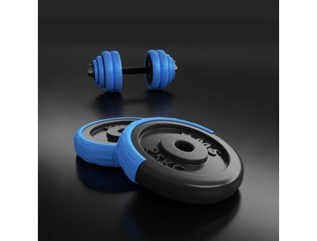 Sgg30 Bar 2 In 1 Weight Set 30 Kg Hms (barbell And Barbells)