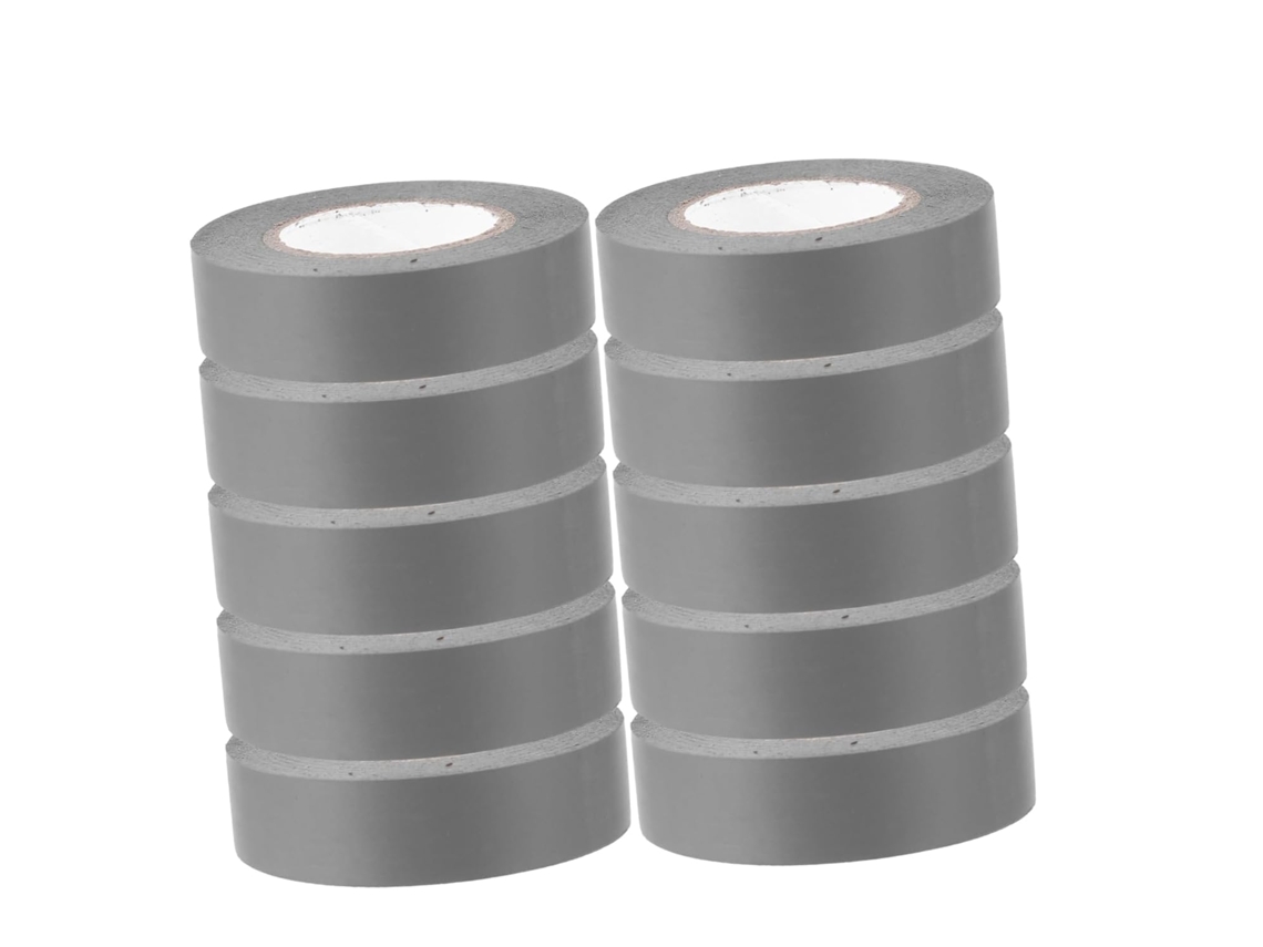 Fita Isolante De Pvc Retardante Chamas Para Altas Temperaturas, Pacote Com 10 Rolos