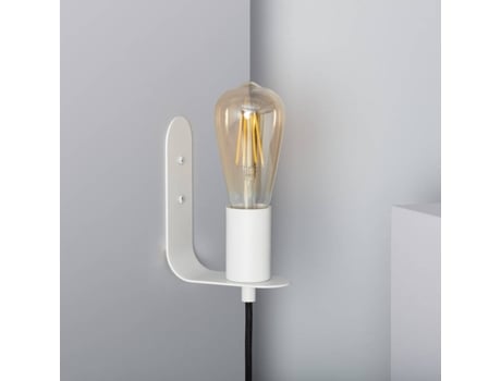 Candeeiro de Parede  Utala 132476 (Branco - E27 - 40 W - Alumínio)