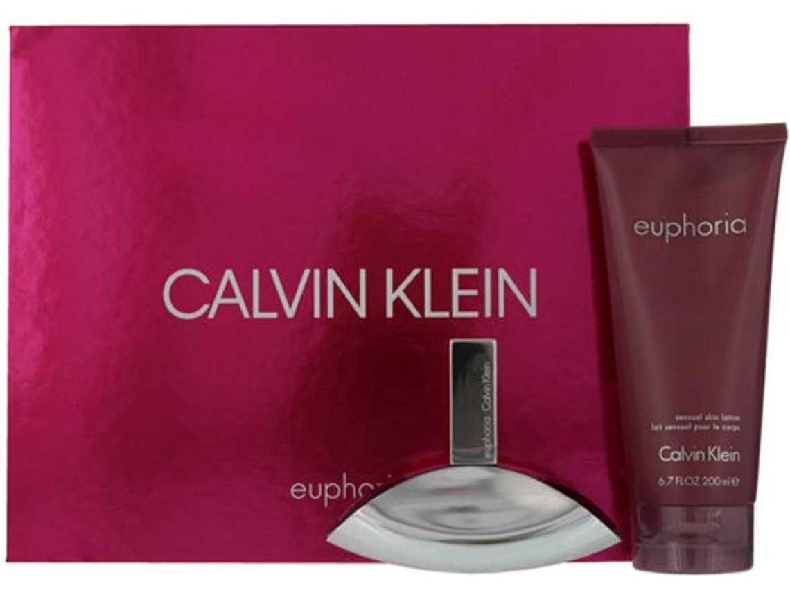 Coffret CALVIN KLEIN Euforia Edp 100 ml Spray + Perfumed Body Lotion 100 ml