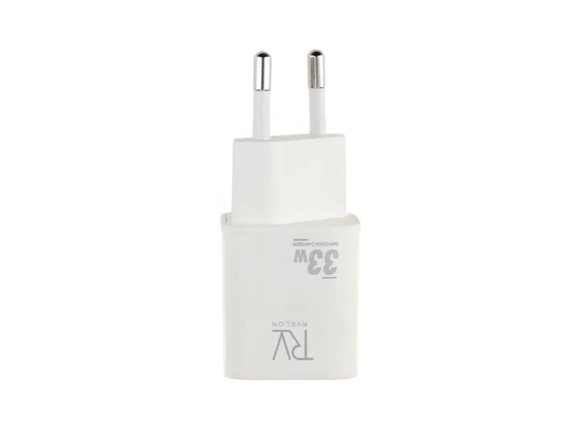 Carregador De Parede 33w Usb-c+a Gan