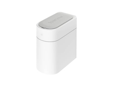 Lixeira Townew T3 Slim com sensor de movimento infravermelho automático e tampa, autovedante e substituível, 13L, à prova d'água, branca
