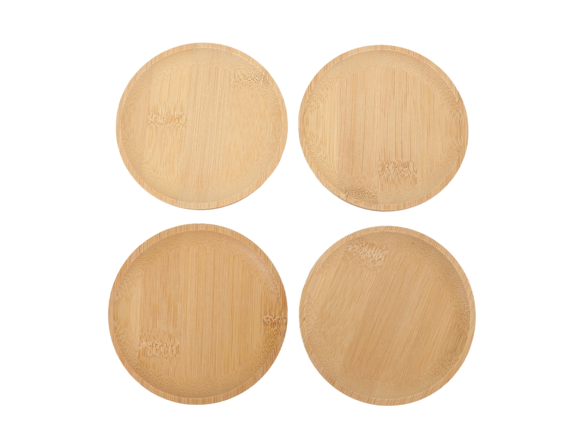 4pcs Topo de Copo de Vinho Bambusoideae para Charcutaria Guardanapos para Festas e Restaurantes