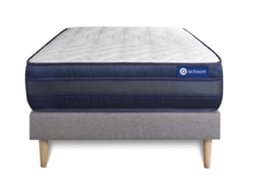 Sommier de Casal Actimemo Tech Memória ACTISOM Espuma com memória Cinzento (90x200)