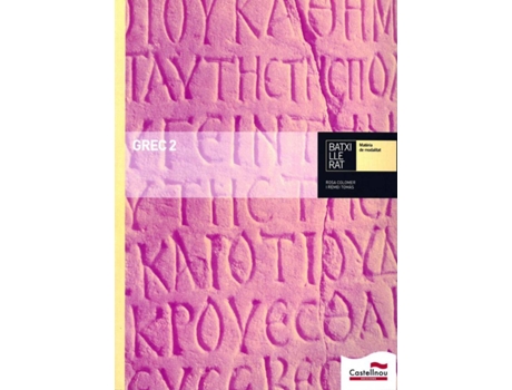 Livro Grec 2NBatx de Rosa Maria Colomer Corbatón Mª Del Remei Tomás Budó (Catalão)