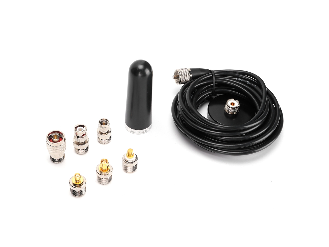Antena Mali Mini para Carro de Duas Frequências com Cabo de 5m