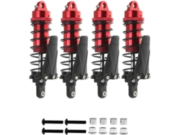Conjunto de 4 Amortecedores Metálicos para Trilhos de Carros Rc com Furo de 90 Mm para Escala 1/10 4 Trx4 Axial SFUSHOS
