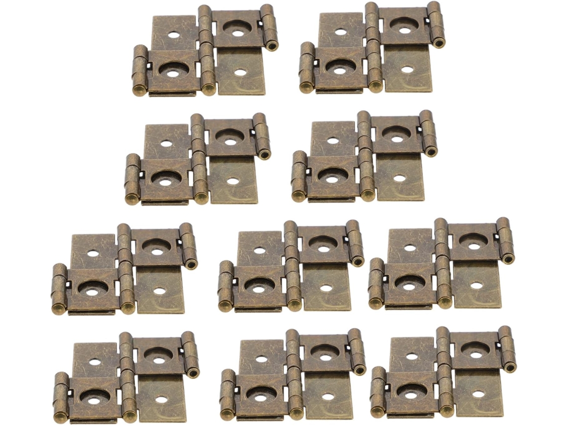 Conjunto De 10 Dobradiças Ferro Para Portas, Estilo Retrô, Dobráveis,