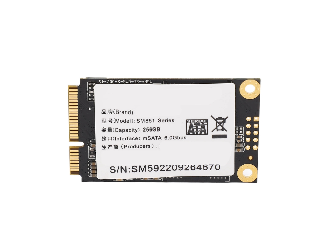 Msata Ssd 500mb/s Leitura 450mb/s Gravação 3d Tlc Sata 3.0 256gb Para Laptops Desktops