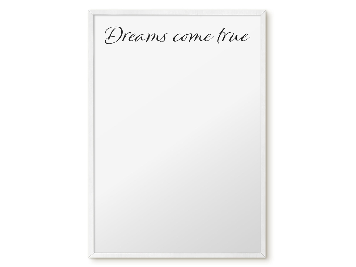 Magnetic Board For Wall Dreams Come True For The Bedroom Espelharte (50x70 Cm)