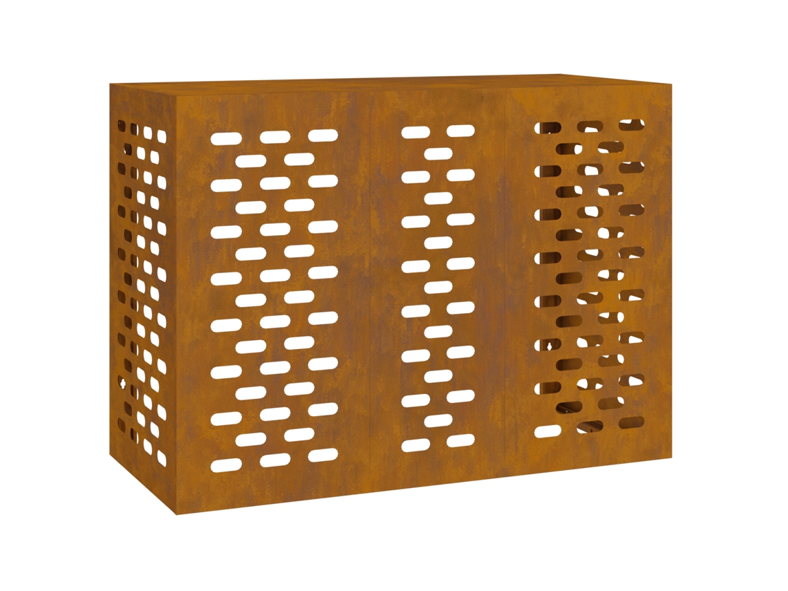 Capa De Ar Condicionado - Aço Corten Vidaxl Brown Steel (110x50x80 Cm)