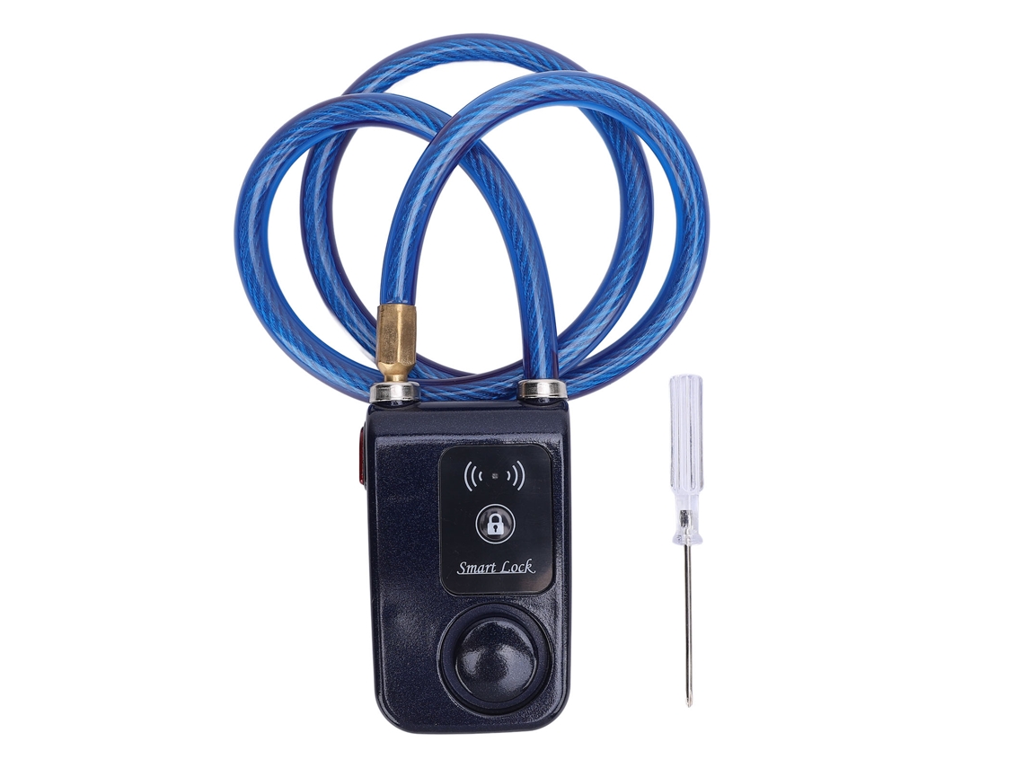 Cadeado Anti-roubo Moto/ciclismo Bluetooth Sem Chave Com Alarme Ip44