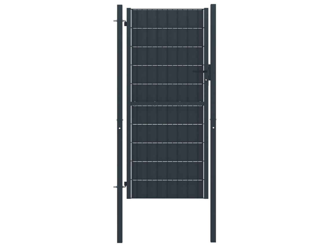 Fence Gate, Fence Gates Vidaxl Antracite Aço (100 X 124 Cm)