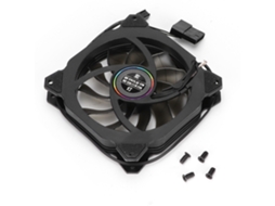 Mini E Poderoso Radiador De Ventilador Led Colorido Para Caixa De Computador Pc Com Luz Roxa Luz Dourada