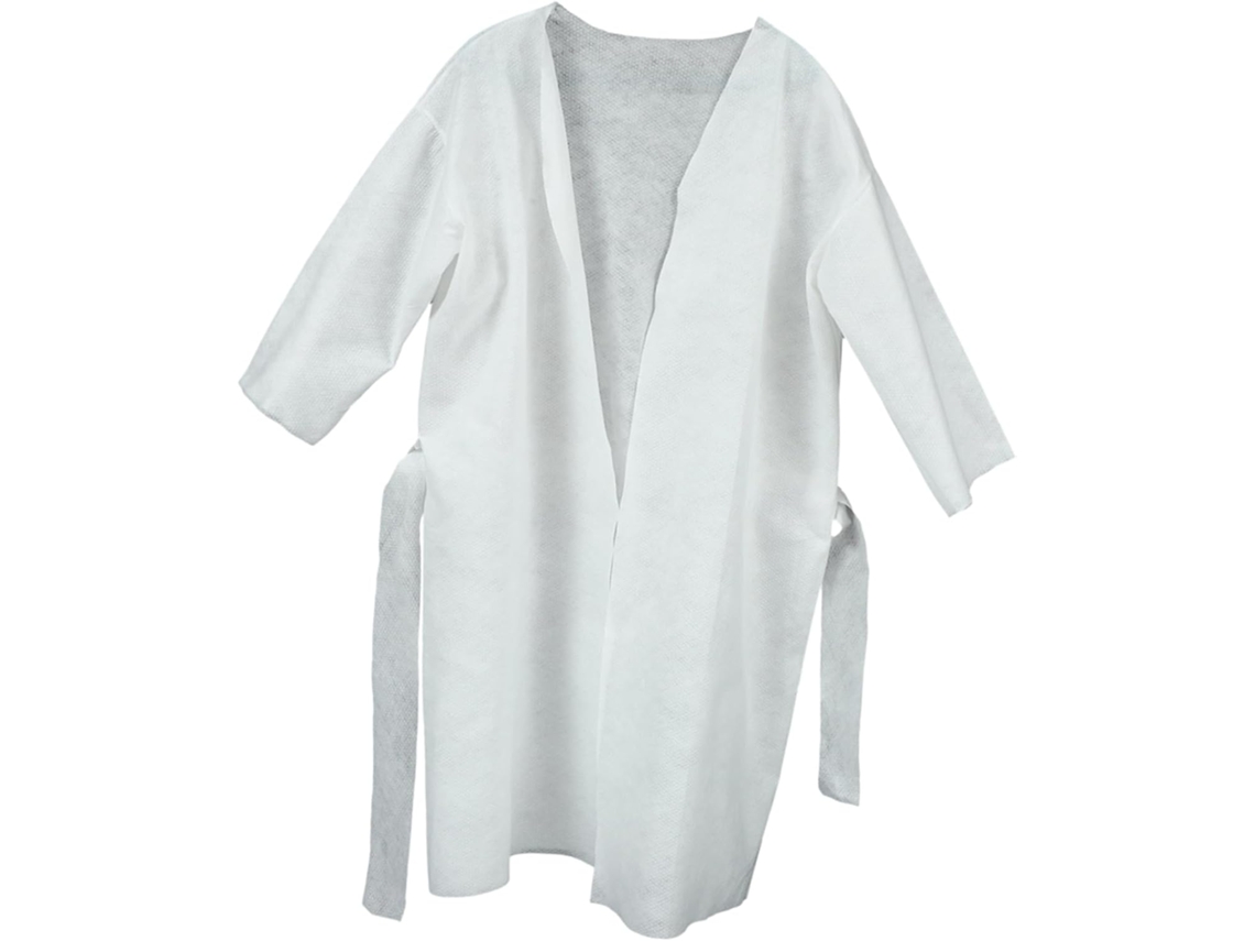 Conjunto de 2 Roupões Descartáveis para Mulheres, Caftãs Homens, Roupas Femininas, Spa Beleza, CHABERLU