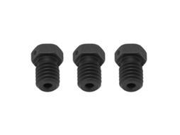 3 Bicos De Impressora 3d 0.4mm M6x12.5mm Aço Temperado Resistente A Altas Temperaturas Para V6