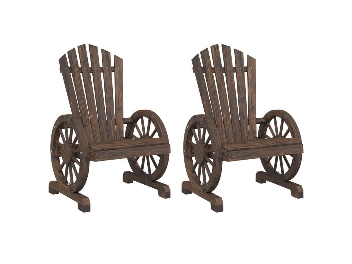 Garden Adirondack Chair, Garden Adirondack Chairs Vidaxl Marrom Madeira (n/a)
