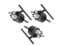 3 Conjuntos De Mandril De Furadeira Com Chave Para Martelo Elétrico 1/2in20unf+1,5-13mm Acessórios De Ferramentas Elétricas