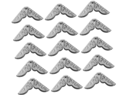 Toyandona Protections D'angle Vintage Em Metal Nickelé 14mm - Lote De 40 Moedas Para Livres