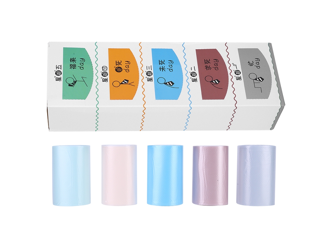 250 Mini Sacos de Lixo Portáteis para Gerenciamento de Resíduos Domésticos e de Mesa Slowmoose