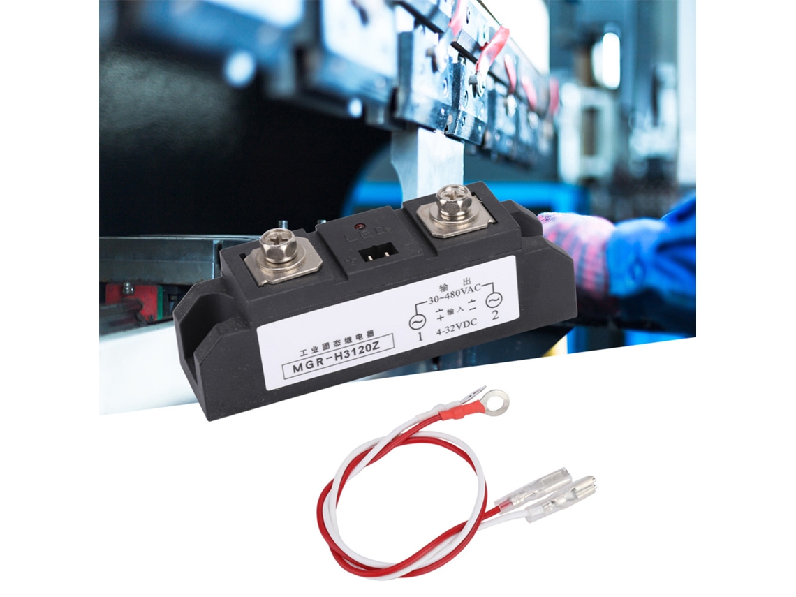 Laxiscreed Relé De Estado Sólido Industrial 120a Para Circuitos Dc/ac