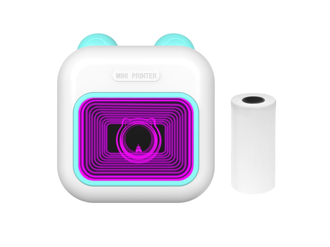 Impressora Térmica Portátil Mini Imediata Bluetooth Para Fotos Stickers Android Ios