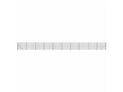 Cerca de Malha de Arame com Flange 1.6X25 M Verde VIDAXL