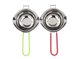 2pcs panela de derreter 400ml aço inoxidável para manteiga chocolate queijo cozinha ferramenta S/MARCA