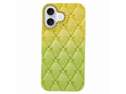 Capa De Celular Em Tpu Com Decoração De Strass Para Iphone 16