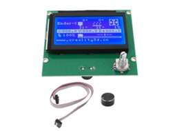 Tela De Display Lcd 12864 Azul Painel De Controle Com Cabo Flat Para Impressora 3d Ender 3 3s 3x 3 Pro