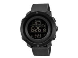 Reloj Digital Deportivo Impermeable Luminoso Multifuncional Niño Hombre Gris(l)