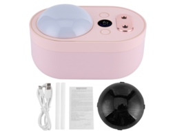 Umidificador de Projeção Dupla Pulverização 1000ml Nanométrica 4000mah Usb Carregável Rosa Branco
