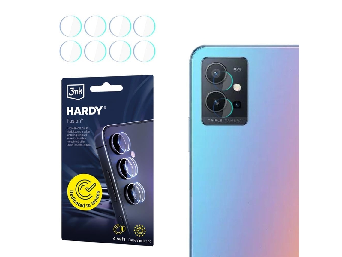 Película De Ecrã Vivo Y75 5g 3mk Hardy Fusion Lens Protection