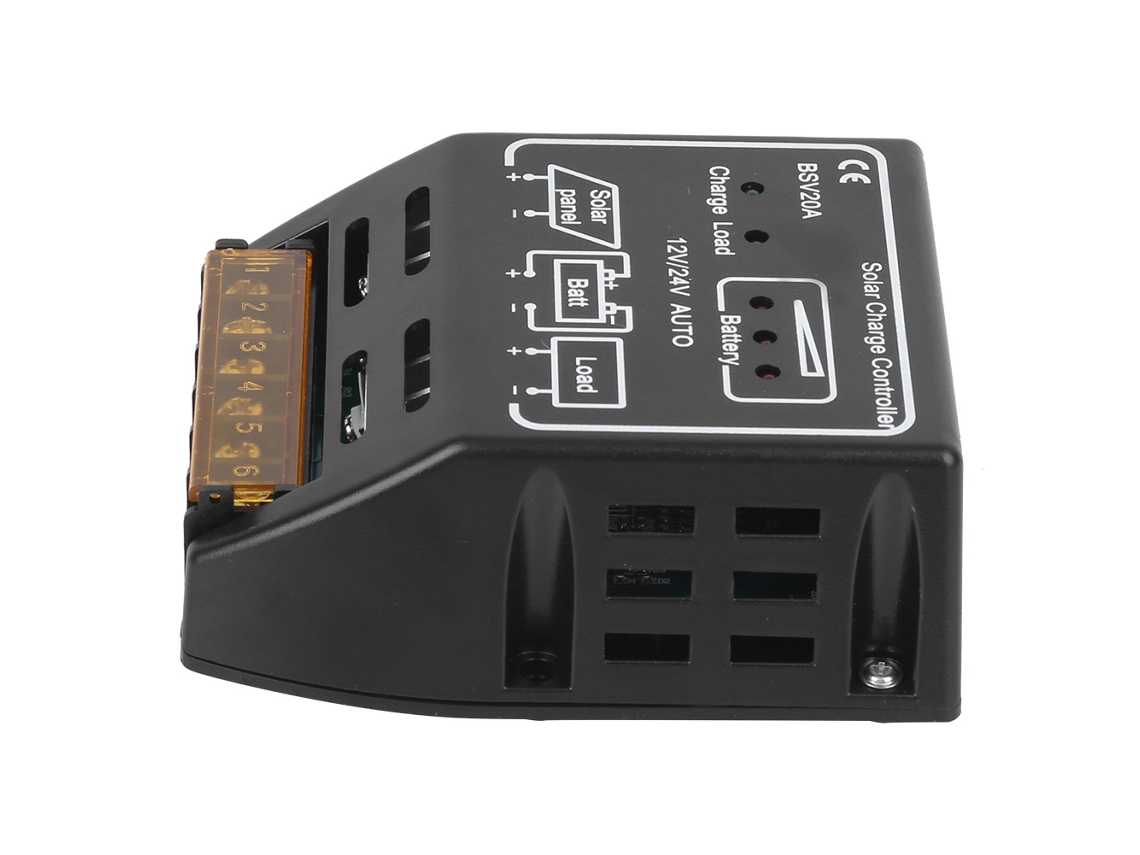 Controlador De Carga Solar 20a Dc12v Para Bateria
