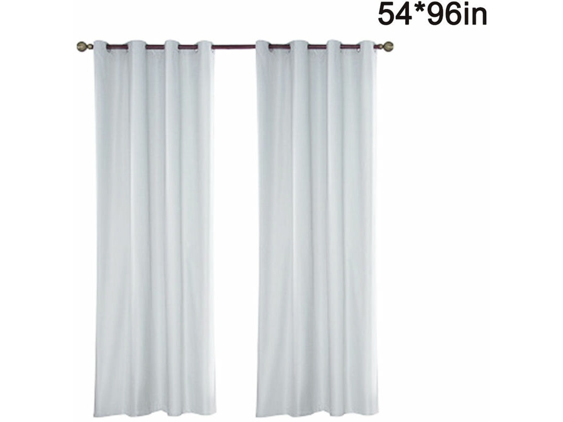 Cortina Impermeável Para Exterior , Branca Com Fecho De Fivela, Transparente, 54 X 96 Cm Aquaforge (1 Unidade)