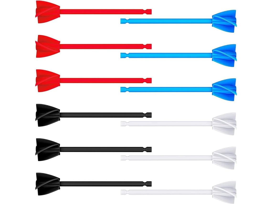 Kit Misturador De Tinta Para Furadeira, 12 Hastes Helicoidais Resina