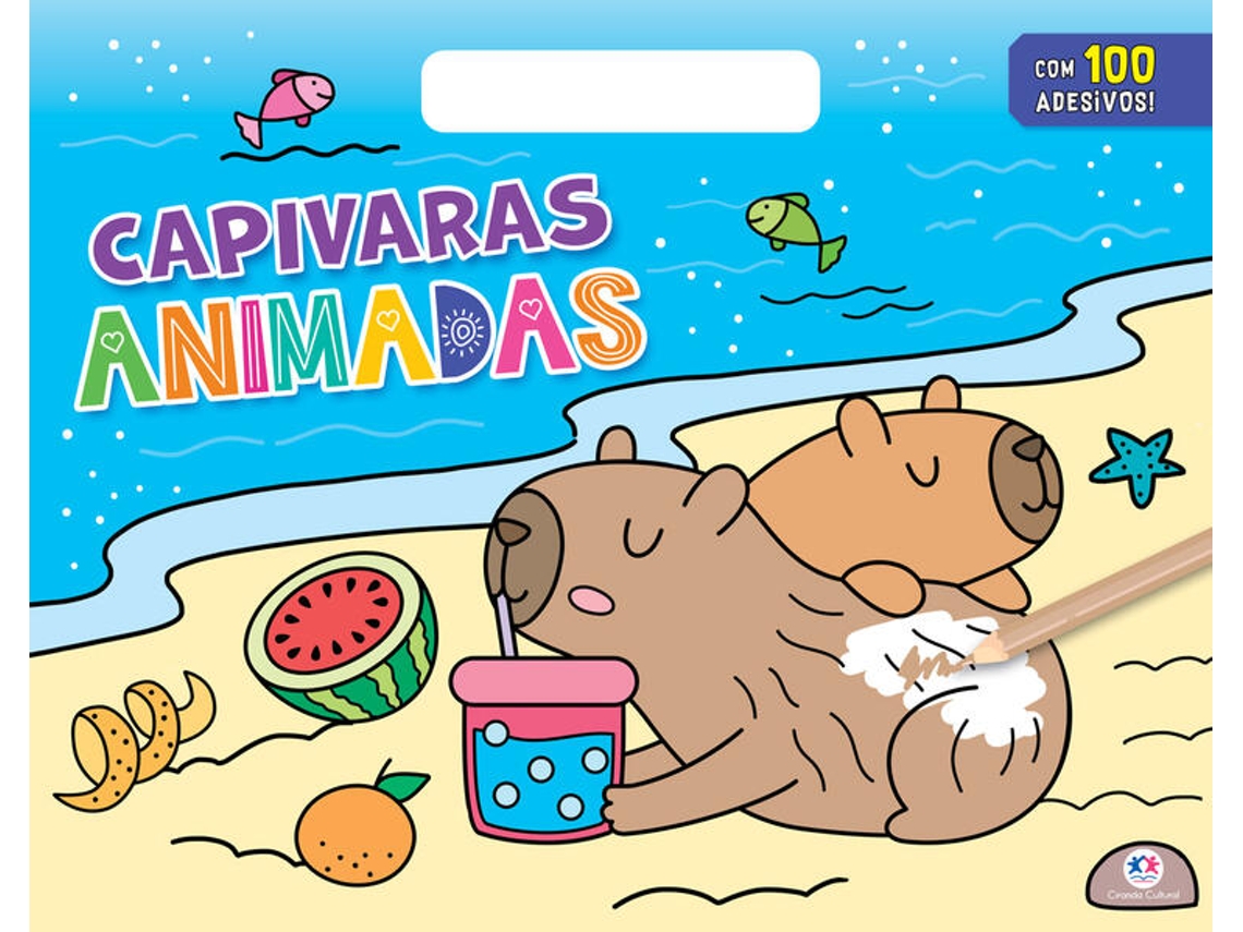 Livro Capivaras Animadas de Mariana Fujisawa (Português do Brasil)