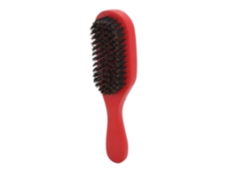 Pincel De Estilo Para Cabelo E Barba Com Cerdas De Nylon E Cabo De Madeira Profissional Portátil