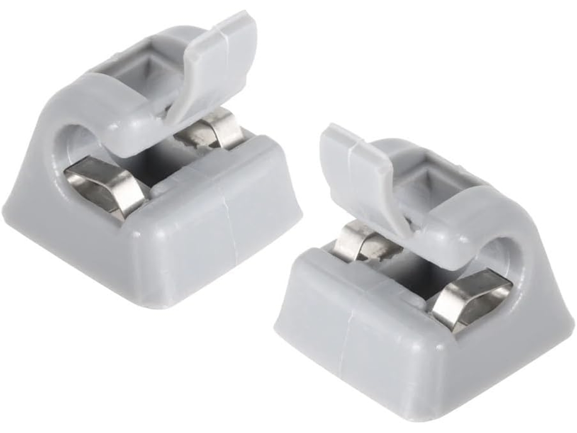 Conjunto De 2 Suportes De Montagem Para Quebra-sol De Carro, Cinza