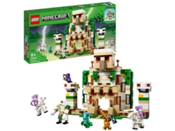 LEGO Minecraft: A Fortaleza do Golem de Ferro – Set de construção com fortaleza versátil e golem gigante (868 peças)