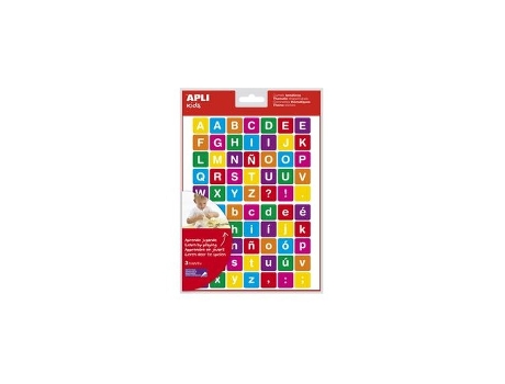 Livro Bolsa 3 Hojas Gomets Abecedario Removible De Desconocido (espanhol)