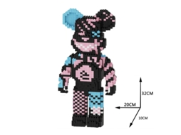 Brinquedo Infantil Faça Você Mesmo: Mini Boneca de Papelão com Violência e Luzes Blocos de Montar em Miniatura MDUG (estilo 6)