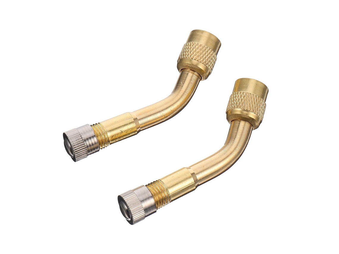 Adaptador De Extensão De Metal Para Válvula De Pneu De Latão De 135°