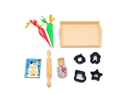 Conjunto De Decoração Para Casa De Bonecas Blackdollhouses: Molde Para Assar Ovos, Utensílios De Cozinha, Brinquedo Para Meninas Adolescentes E Crianç