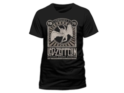 T-Shirt ROCK OFF Led Zeppelin - Madison Square Garden Preto (Tamanho: XL)