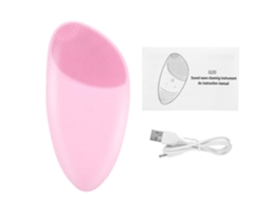 Escova De Silicone Mini Para Limpeza E Massagem Facial