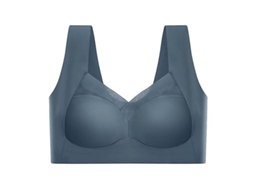 Sutiã corretor de postura sem costura Wmbra 2026 para mulheres, com suporte de elevação e elasticidade, tamanhos confortáveis de L a 3XL.