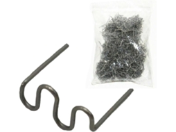 500 Unidades De Grampos Solda Plástico Em Formato Onda 0,8 Mm Para