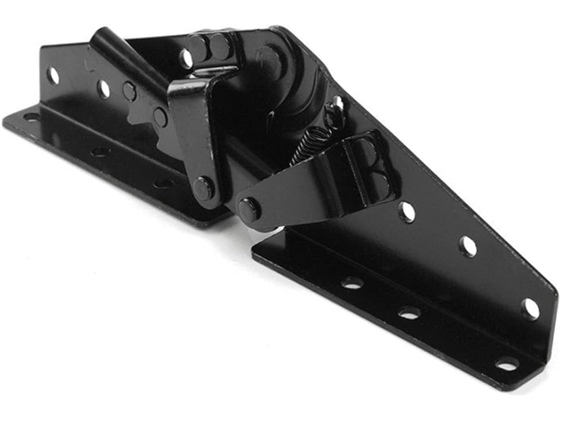 Sofá Cama De Metal Preto Com Mecanismo Inclinação Ajustável Em Três Posições E Dobradiças
